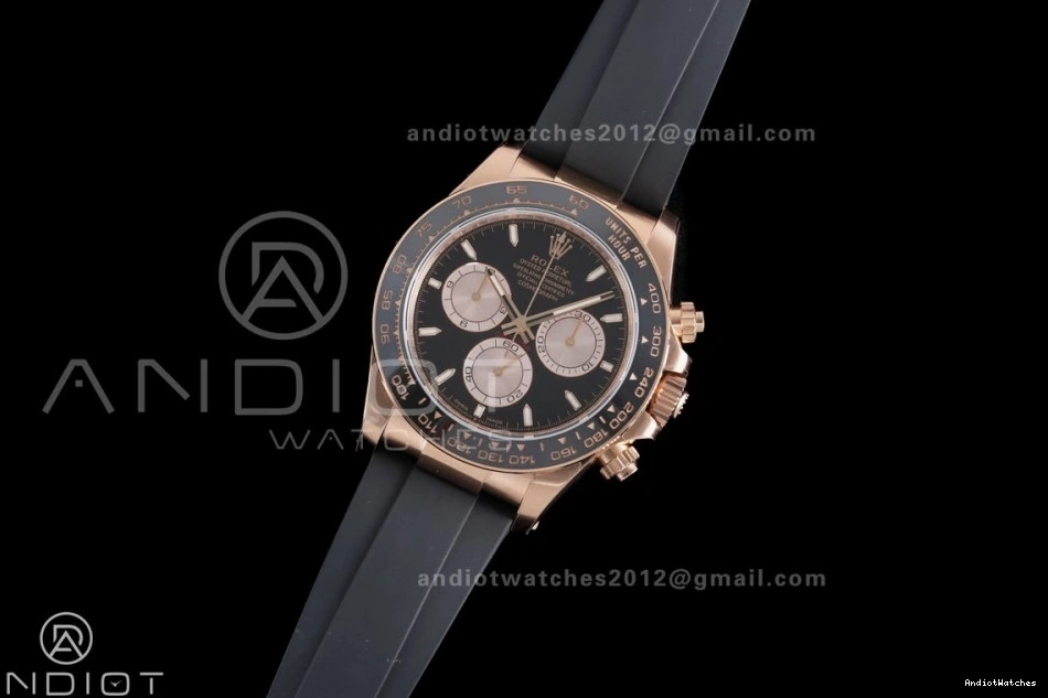 Edition 798 RG Gain 1:1 Weight On 126515 Oyster-flex Stick DD Daytona Sophisticated Best Strap Sub-dial Black Dial VSF Marker 1121